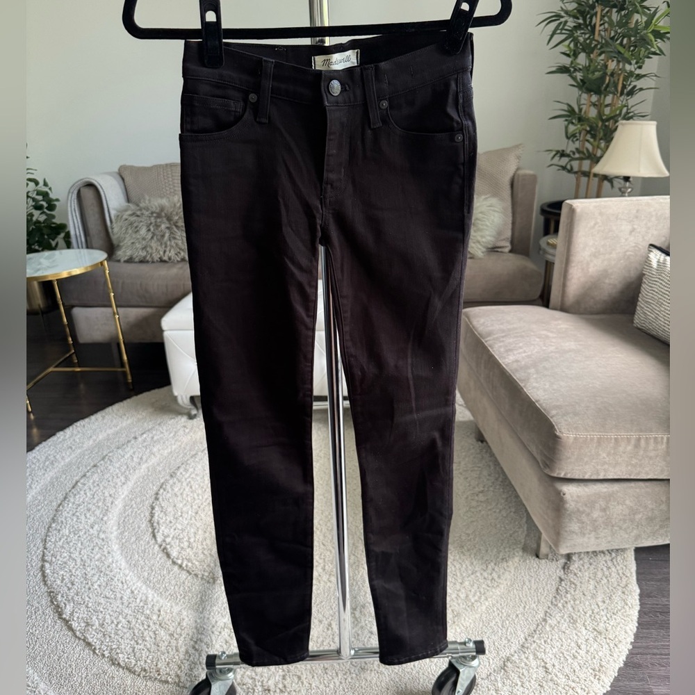 Madewell Black 8" Skinny Jeans Pants NWOT Size 24
